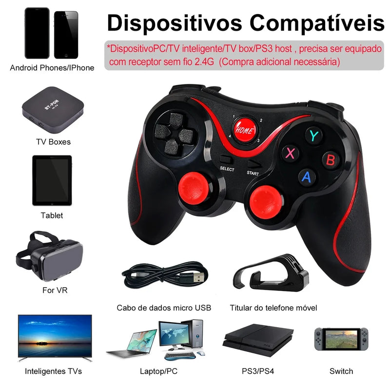 X3 Wireless Gamepad Wireless Bluetooth Game Control 3.0 For PC Phone Switch PS3 PS4 Tablet TV BOX VR iOS Android