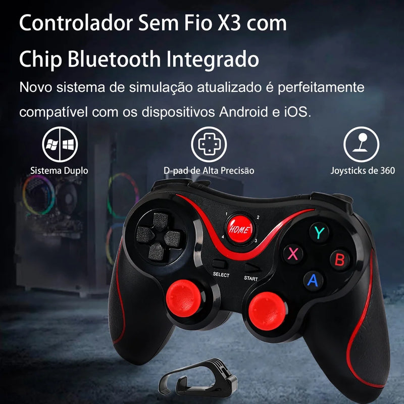 X3 Wireless Gamepad Wireless Bluetooth Game Control 3.0 For PC Phone Switch PS3 PS4 Tablet TV BOX VR iOS Android