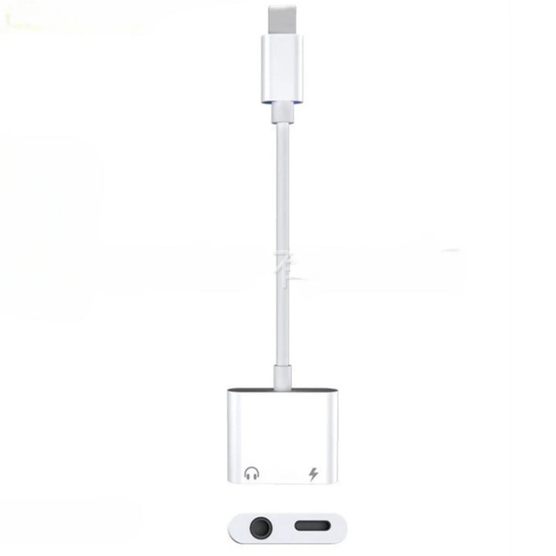 For iOS 3,5mm USB C Earphone Adapter Charging Plug AUX Audio Cable iPhone Samsung Xiaomi