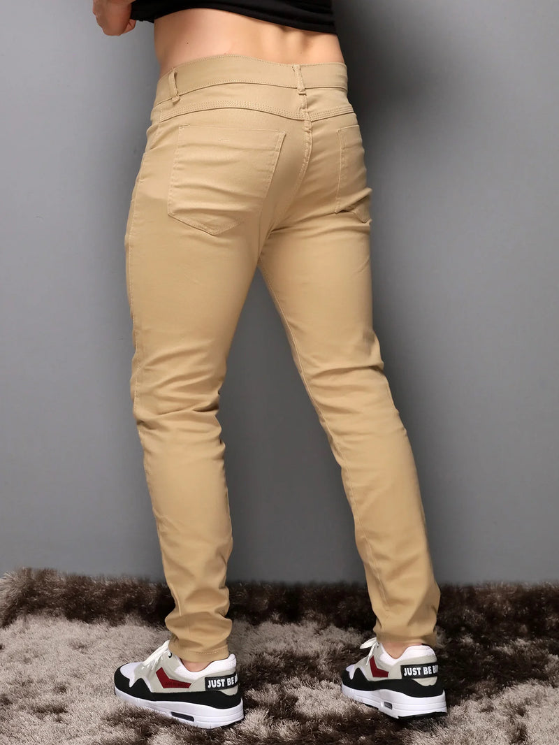 Skinny Sarja Men Pants With Elastane Casual Top