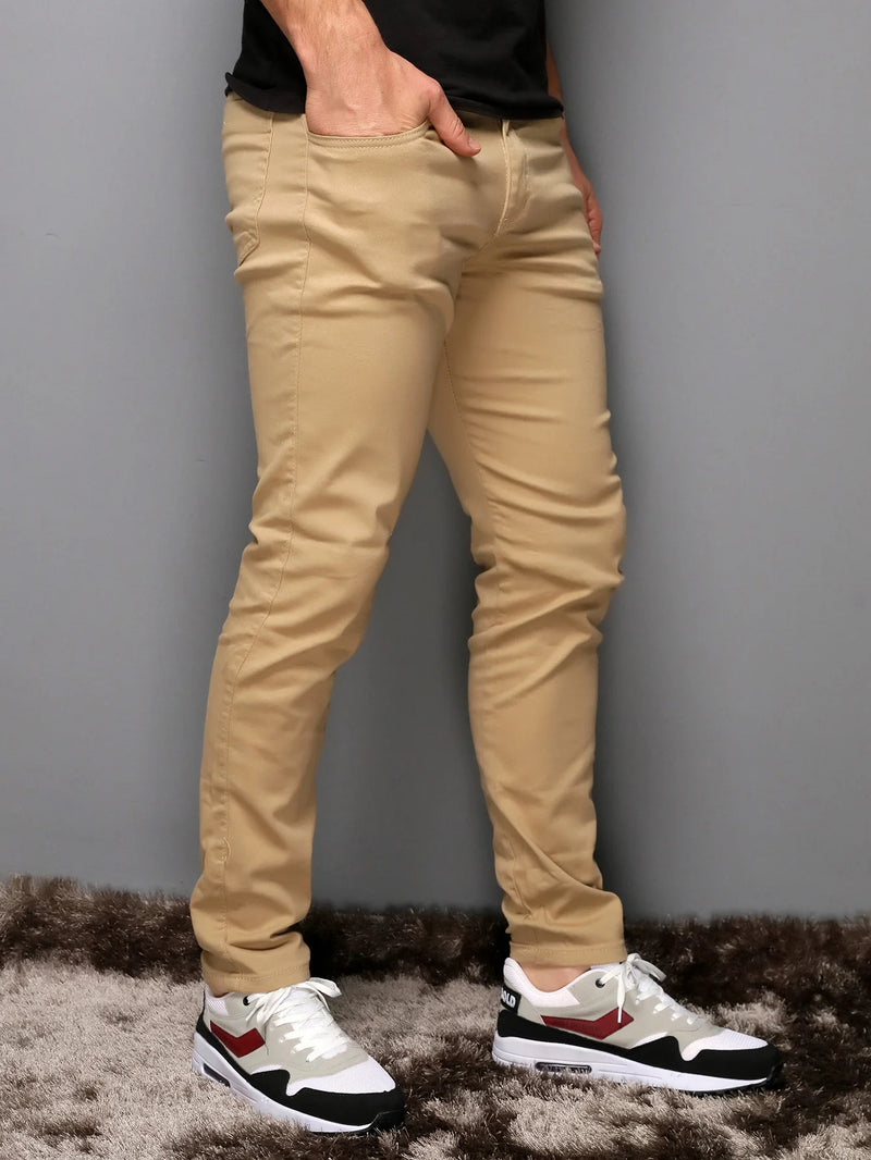 Skinny Sarja Men Pants With Elastane Casual Top