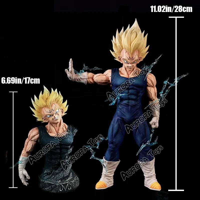 12.99in/33cm Anime Dragon Ball Z Figure Majin Vegeta Figurine PVC Action Figures Collection Model Toys Gifts