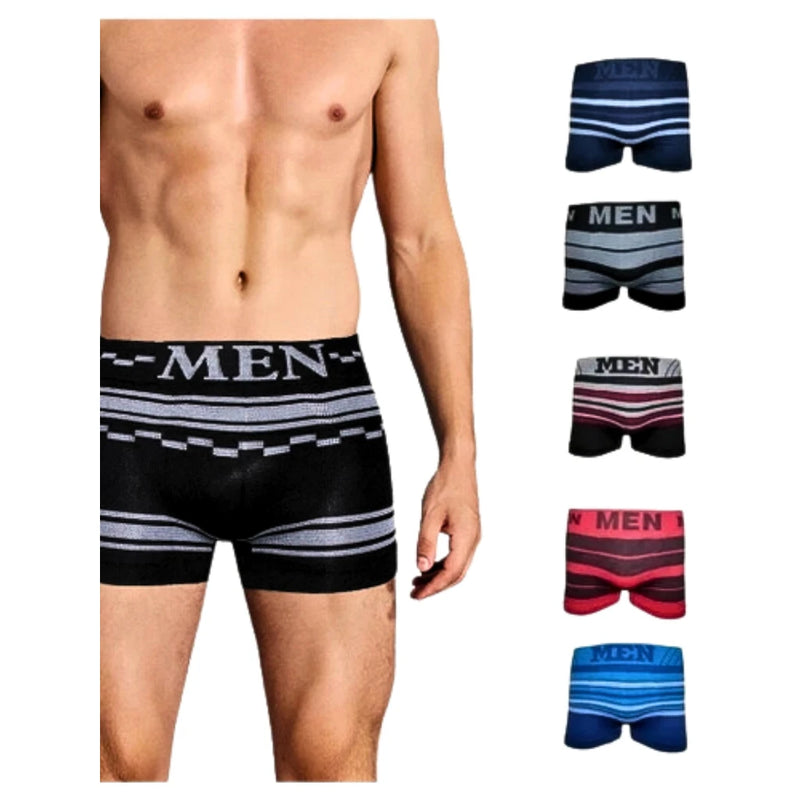 5 Kit Men's Boxers Microfiber Lisa Briefs