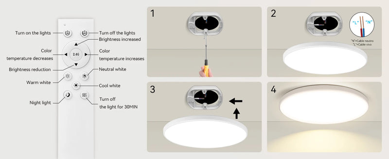 LED Ceiling Lamp Remote Control Ceiling Chandelier Modern Lustre Smart Dimmable Led Ceil Lighting Fixture For Living Room Home