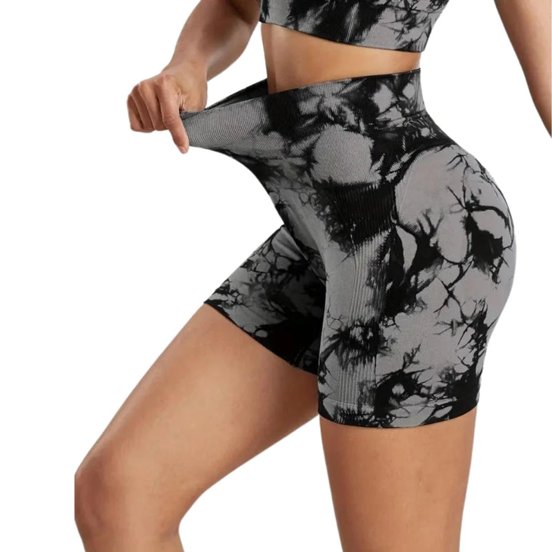 Kit 2 Printed Shorts Lifts Butt Gym