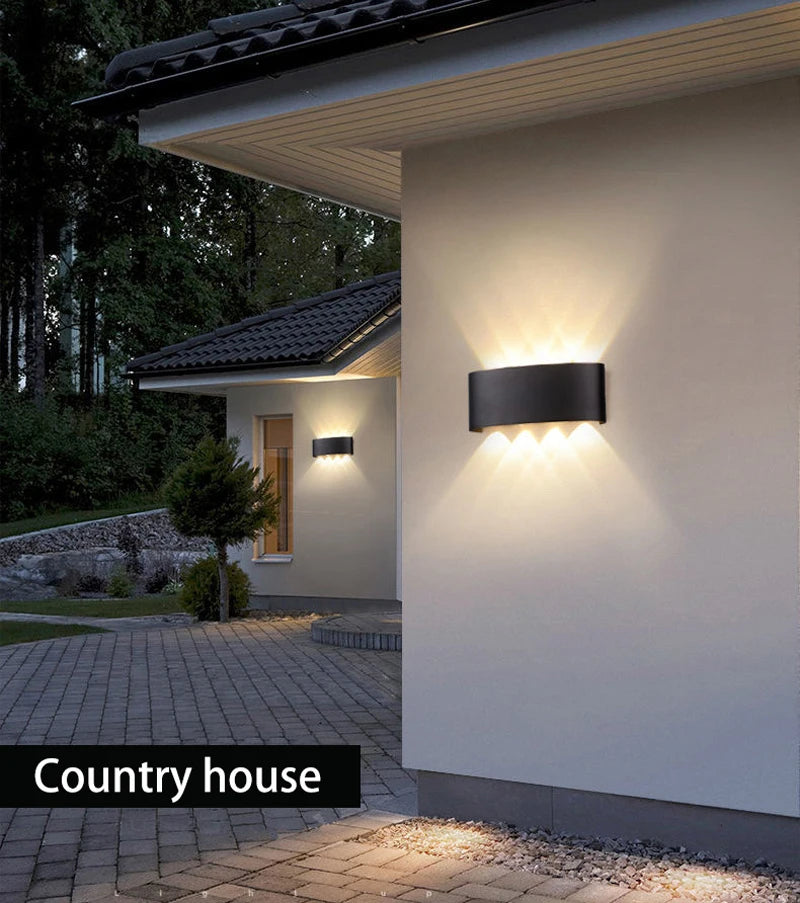 Wall Light LED Outdoor Waterproof External Stairs Interior Decor House Bedroom Living Room Fixture Decorative Home Lamp Wall Led