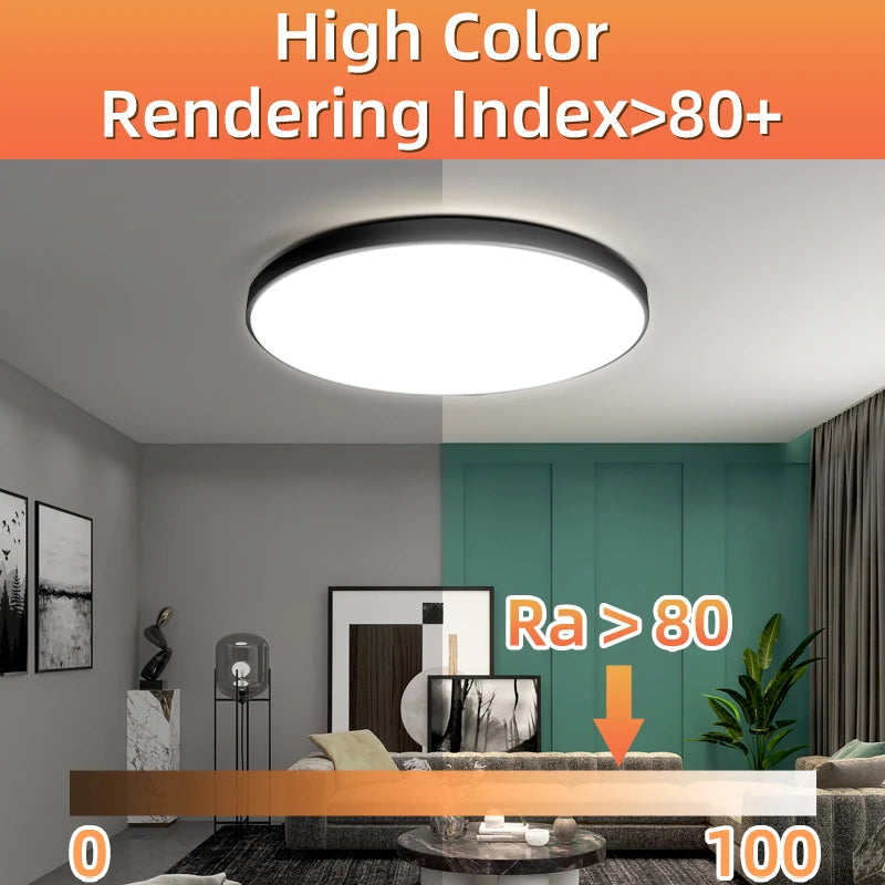 LED Ceiling Lamp Remote Control Ceiling Chandelier Modern Lustre Smart Dimmable Led Ceil Lighting Fixture For Living Room Home