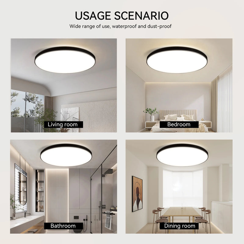 LED Ceiling Lamp Remote Control Ceiling Chandelier Modern Lustre Smart Dimmable Led Ceil Lighting Fixture For Living Room Home