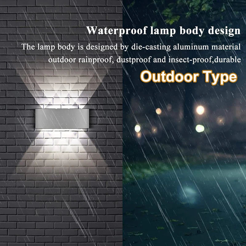 Up and Down Luminesce Wall Lamp Interior Home Decoration Light Fixture Bedroom Stair Living room decor wall decoration Light led