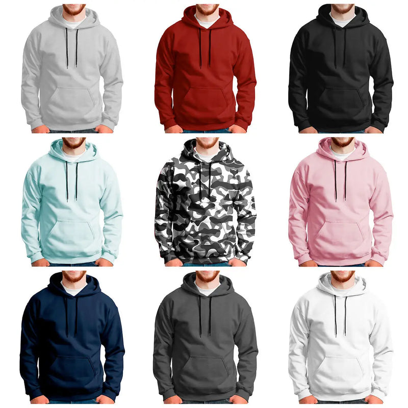 Unisex Print Plain Hooded Kangaroo Sweatshirt Top Cheap Cold Men Factory Direct Gym Ride