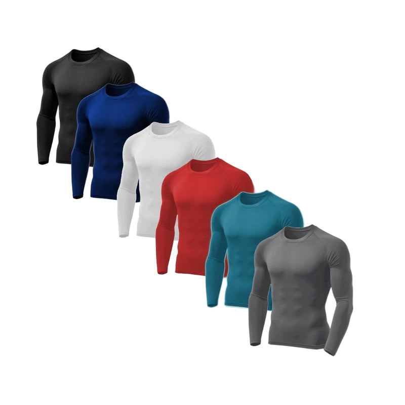 Pack of 2 Thermal Protection T-Shirts Solar Cycling Compression Second Skin UV Iced Fabric 50 + Various Colors Wholesale